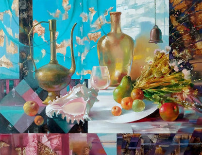 Abstract oil painting Bright morning Anatoly Tarabanov