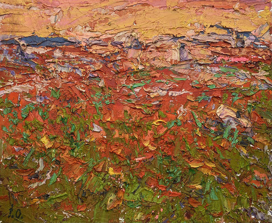 Oil painting The steppe is eternal Ivanyuk  Alex