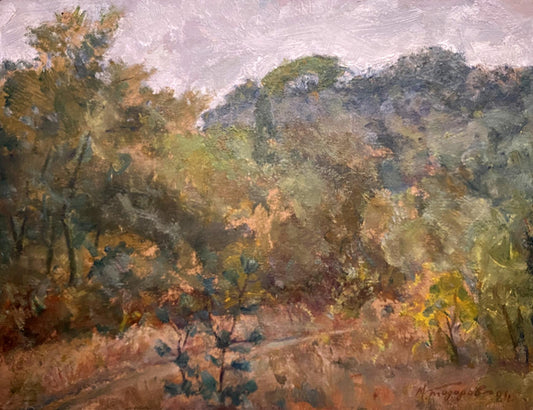 Oil painting Autumn day Mikhail Todorov