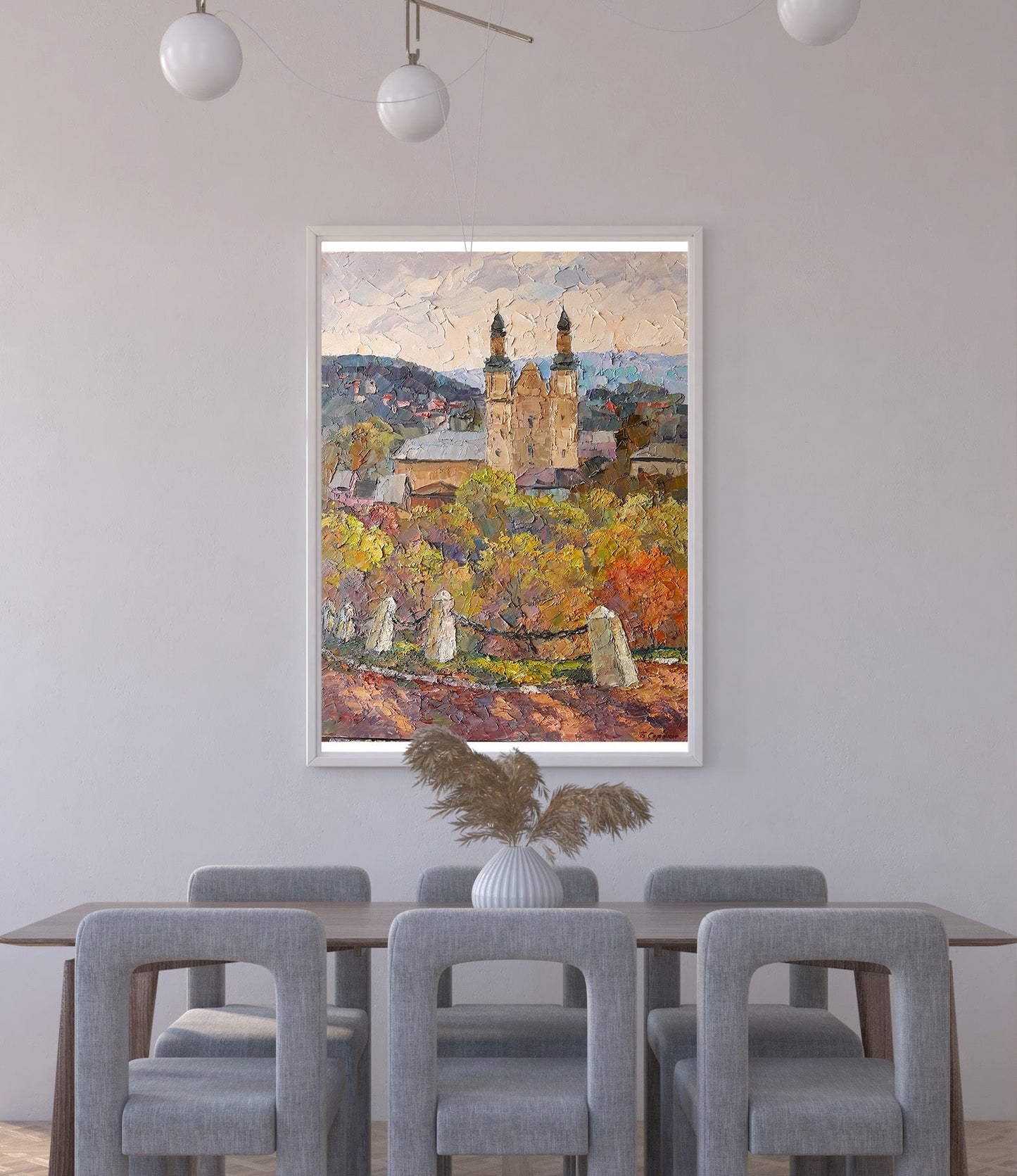 Oil painting Church in Zbarazh Serdyuk Boris Petrovich