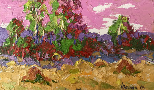 Oil painting Stubble Alex Ivanyuk