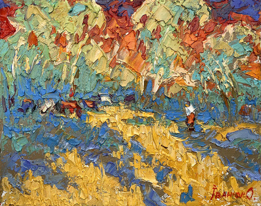 Oil painting Golden day Ivanyuk Alex