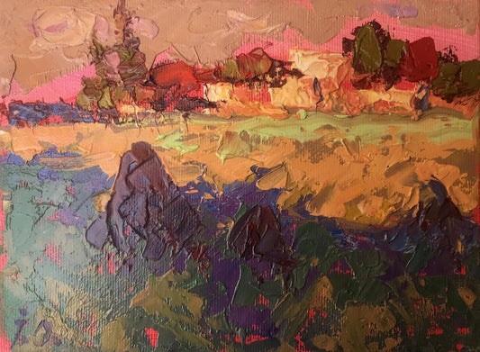 Oil painting By evening Ivanyuk Alex
