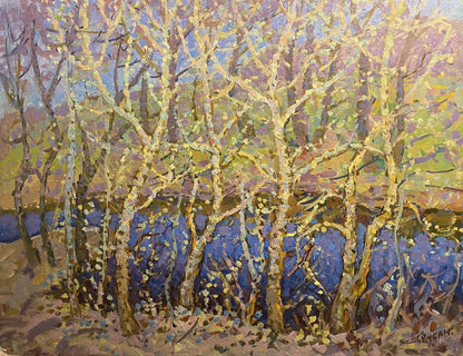 Oil painting April Awakening Grigoriy Ruban
