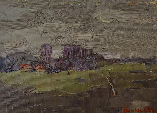 Oil painting Silence Ivanyuk Oksana