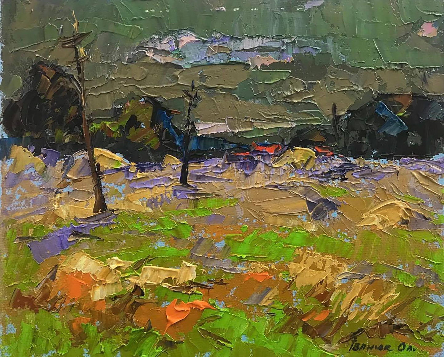 Oil painting Dusk has come Ivanyuk Alex