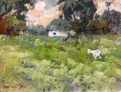 Oil painting On the walk Ivanyuk Alex