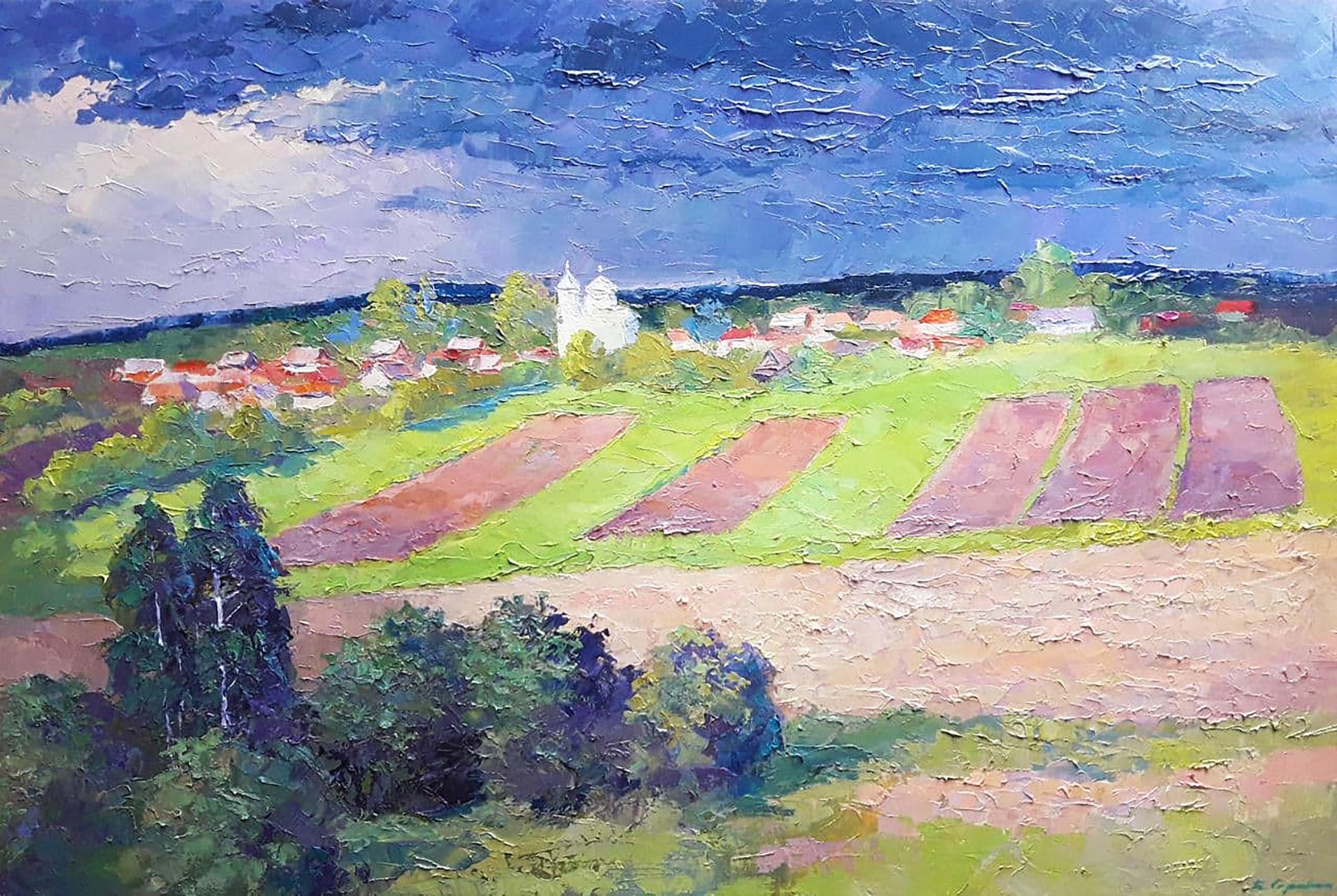 Oil painting Khmelnytsky region Serdyuk Boris Petrovich