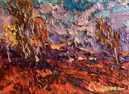 Oil painting Autumn landscape Ivanyuk Alex