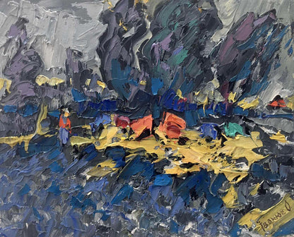Oil painting Autumn wind Ivanyuk Alex