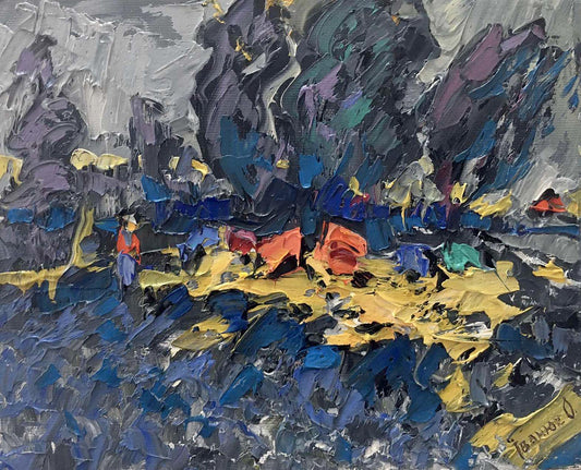Oil painting Autumn wind Ivanyuk Alex