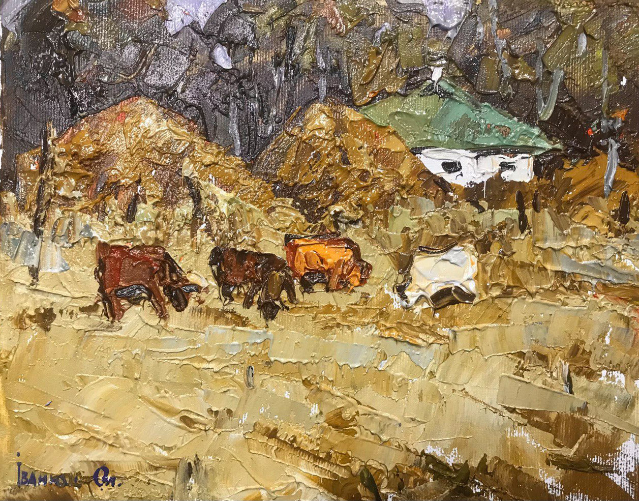 Oil painting Autumn Ivanyuk Alex