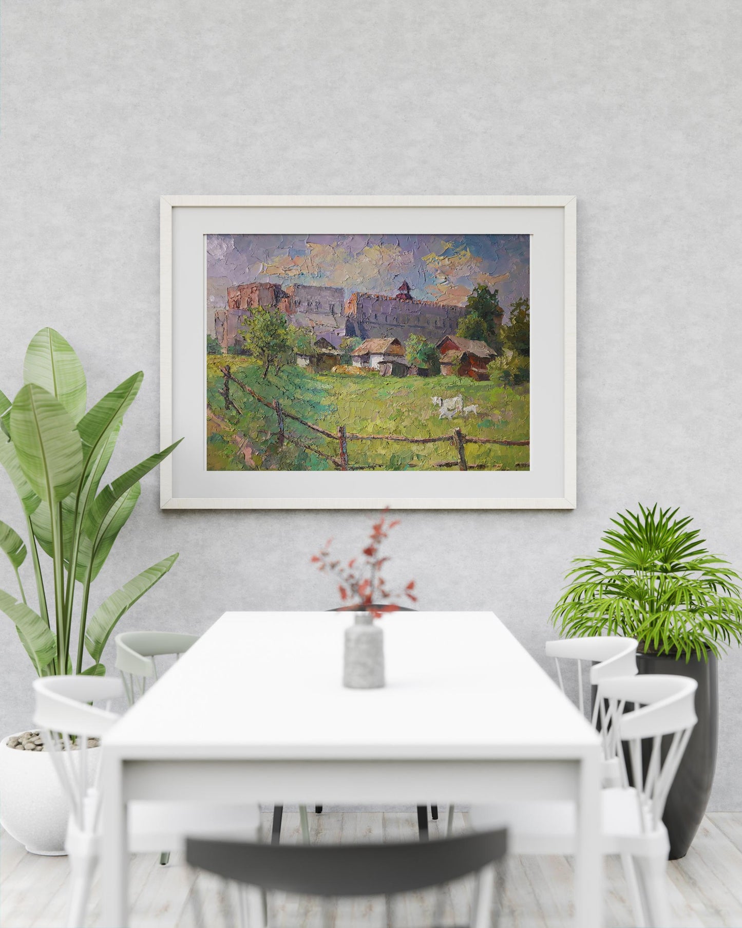 Oil painting Morning in Medzhibozh Serdyuk Boris Petrovich