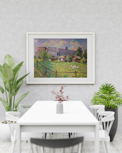 Oil painting Morning in Medzhibozh Serdyuk Boris Petrovich