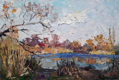 Oil painting Sunny day Serdyuk Boris Petrovich