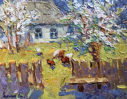 Oil painting Spring Ivanyuk Oksana