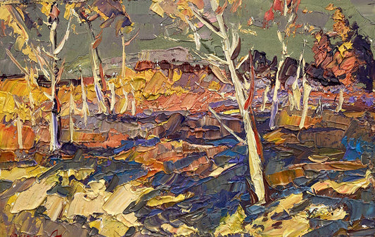 Oil painting Evening rays Ivanyuk Alex