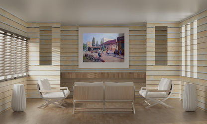 Oil painting First of September Serdyuk Boris Petrovich