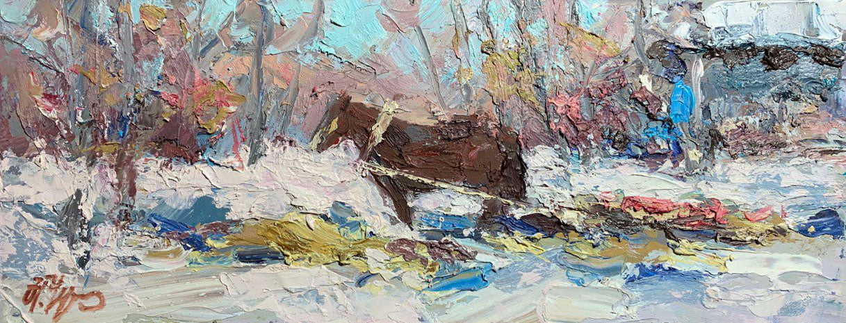 Oil painting Household Alexander Nikolaevich Cherednichenko