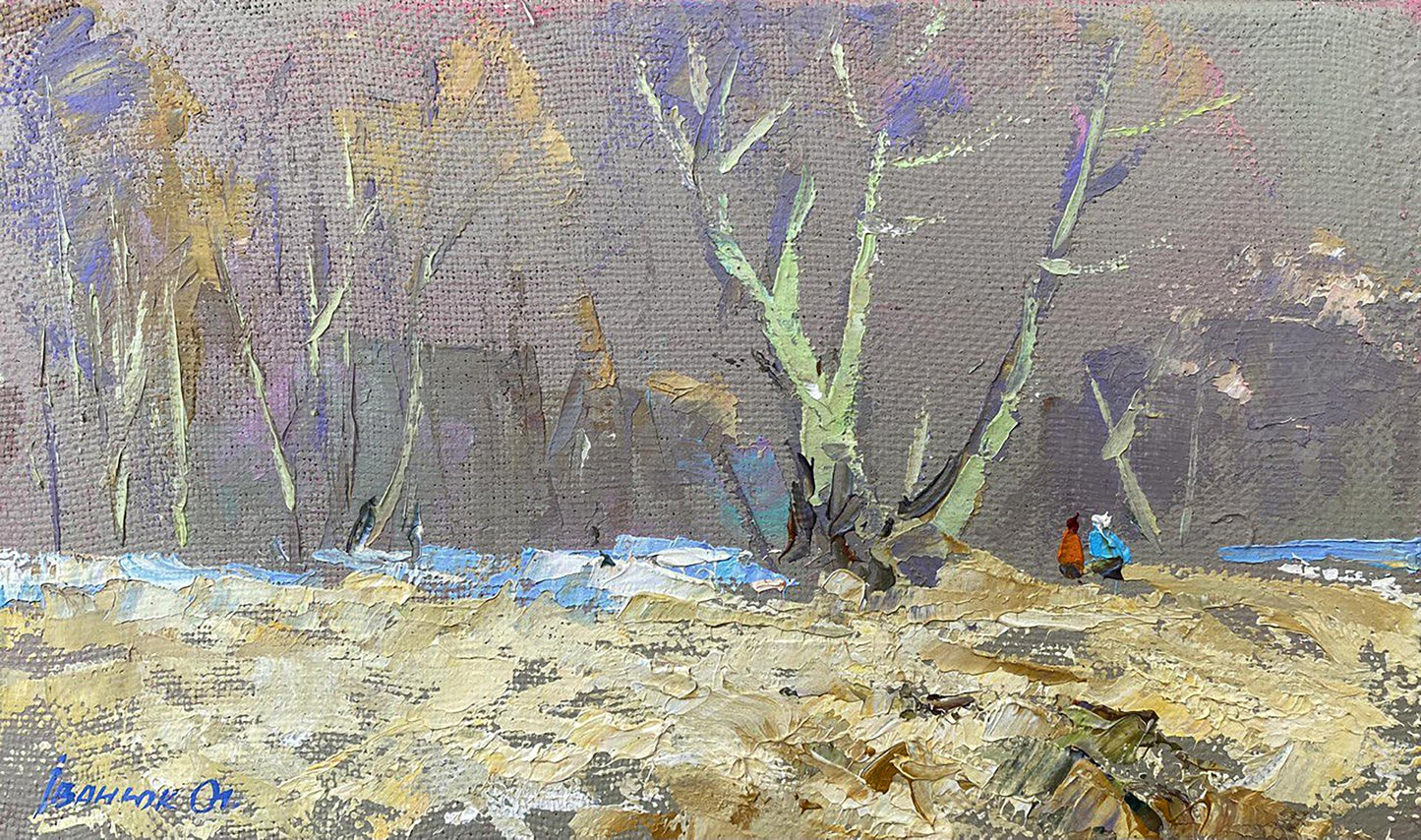 Oil painting It's already spring Ivanyuk Alex