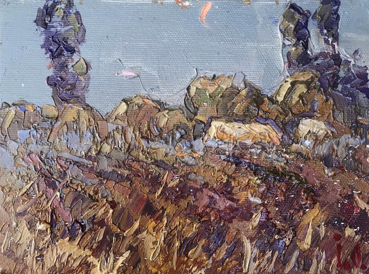 Oil painting Lonely Skirts Alex Ivanyuk
