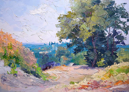 Oil painting Landscape tricks Serdyuk Boris Petrovich