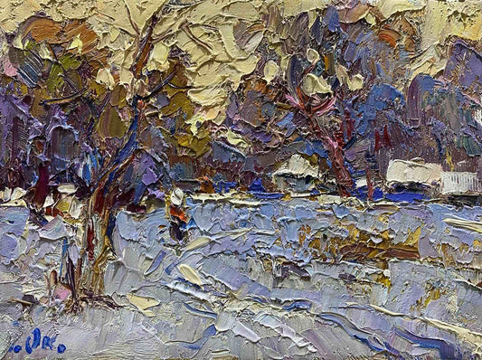Oil painting Evening