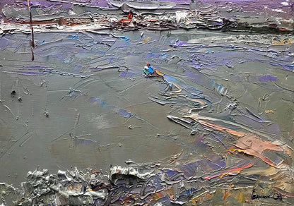 Oil painting Away from home Ivanyuk Alex