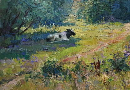 Oil painting In the shadow Serdyuk Boris Petrovich