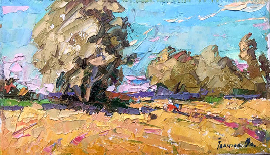 Oil painting Autumn wind Ivanyuk Alex