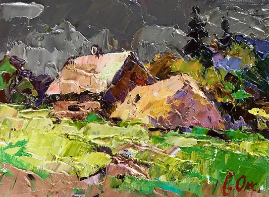 Oil painting Warm day Ivanyuk Oksana