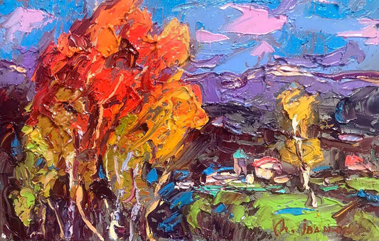 Oil painting Spring wind Ivanyuk Alex
