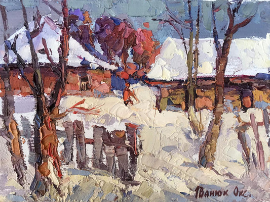 Oil painting A breath of spring Oksana Ivanyuk