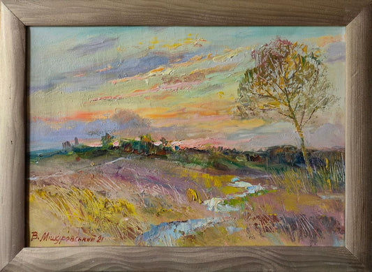 Oil painting Evening Mishurovsky V. V.