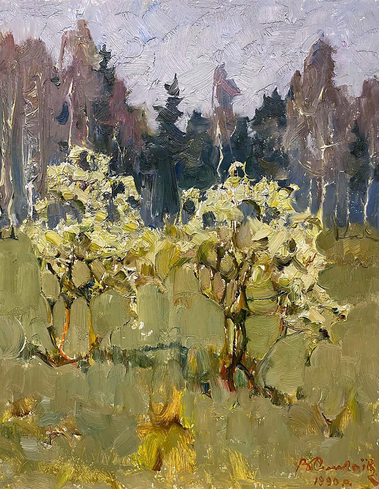 Oil painting Silence Singaevsky Vladimir Ivanovich