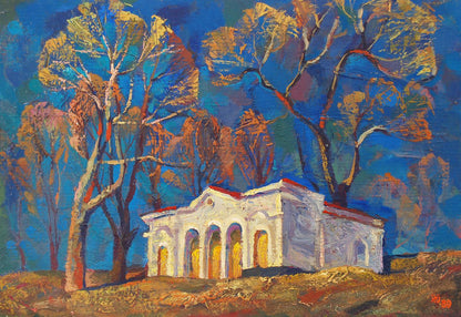 Oil painting Basic motive Egor Shvachunov