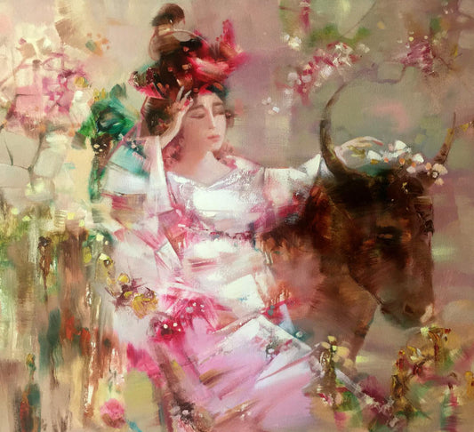 Abstract oil painting Europe Anatoly Tarabanov