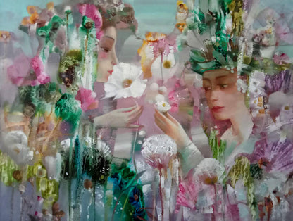 Abstract oil painting Fairy dream Anatoly Borisovich Tarabanov