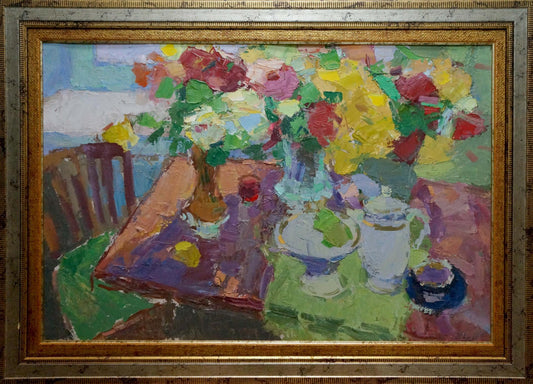 Oil painting Still life Schwab Vladimir