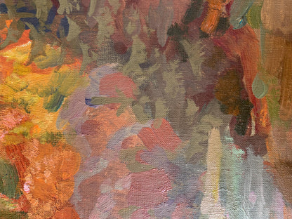 Oil painting Autumn mountains Batrakov Vladimir Grigorievich