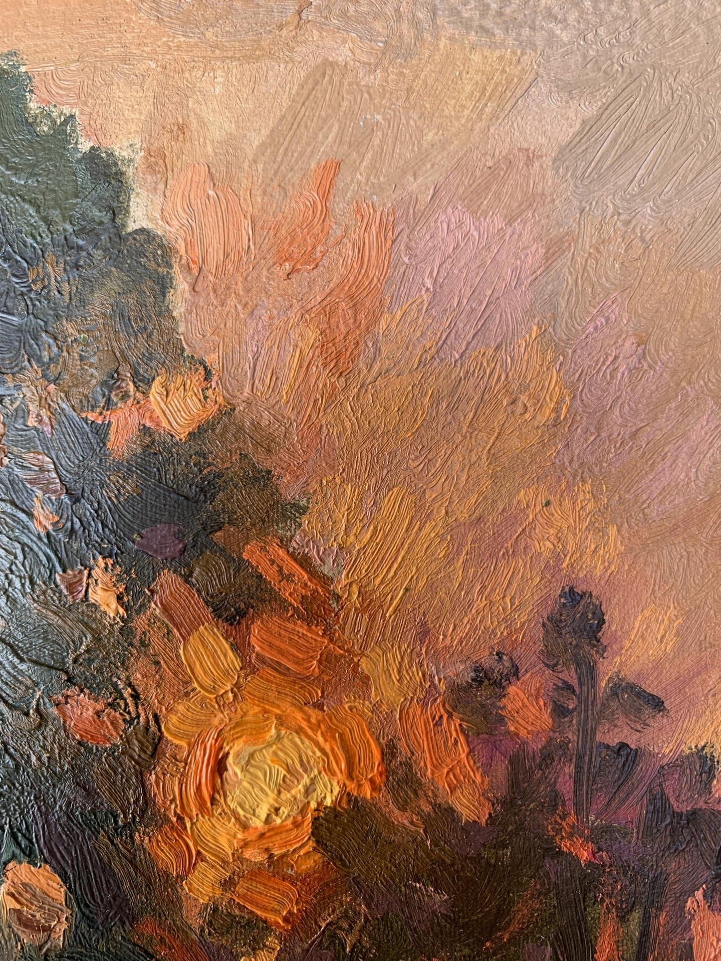 Oil painting Last ray Batrakov Vladimir Grigorievich