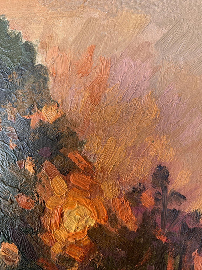 Oil painting Last ray Batrakov Vladimir Grigorievich