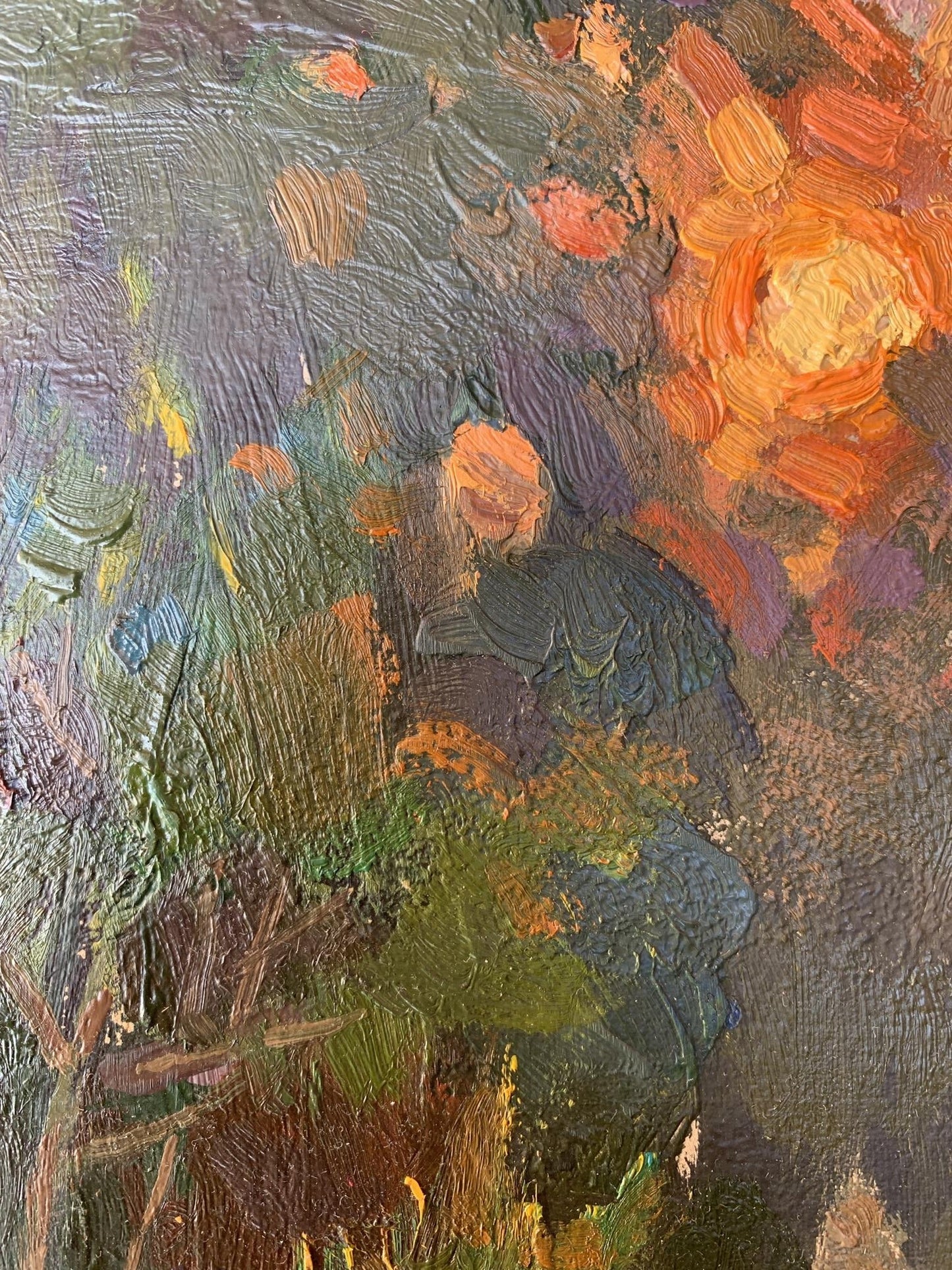 Oil painting Last ray Batrakov Vladimir Grigorievich