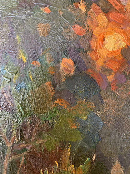 Oil painting Last ray Batrakov Vladimir Grigorievich