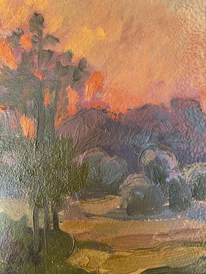 Oil painting Last ray Batrakov Vladimir Grigorievich