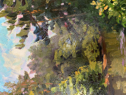 Oil painting On midday Batrakov Vladimir Grigorievich