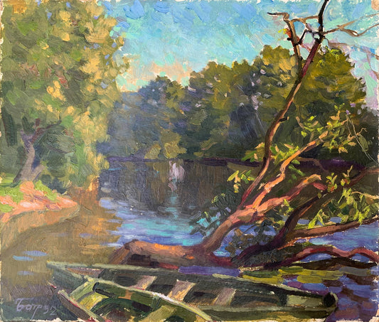 Oil painting Morning Batrakov Vladimir Grigorievich
