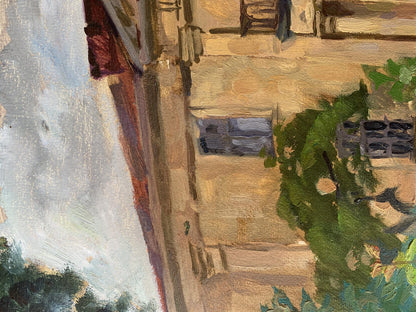 Oil painting Lviv Palace Batrakov Vladimir Grigorievich