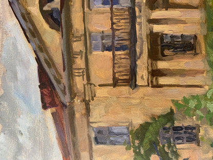 Oil painting Lviv Palace Batrakov Vladimir Grigorievich