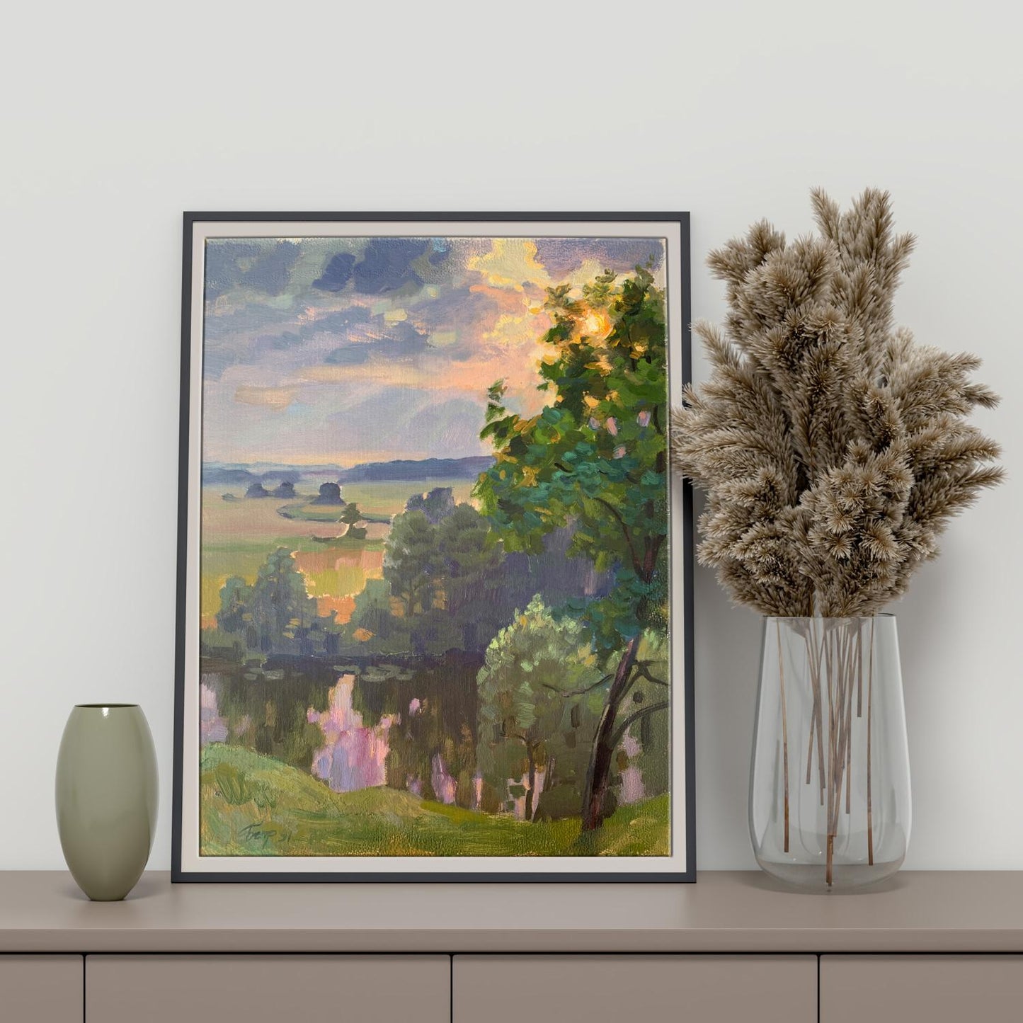 Batrakov Vladimir Grigorievich's oil painting close to Sednev